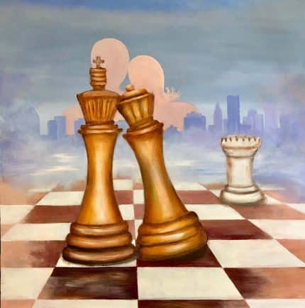 "King and Queen" - Giclée (36x36cm)