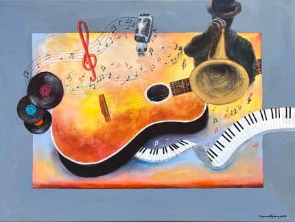 Musikkfestival - Gicleé (50x40cm)