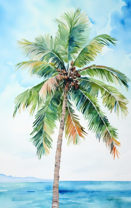 Beach Palm Tree
