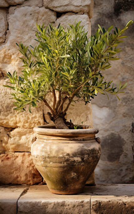 Rustic Olive Tree